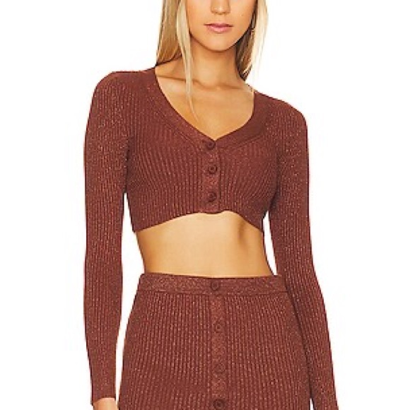 Camila Coelho Tops - Camila Coelho Alena Micro Cardigan